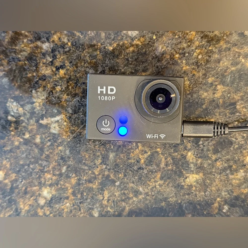 HD 1080P Black Action Camera Go Pro with Waterproof Case